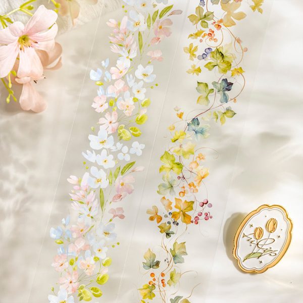 Blossoming Garland Clear Masking Tapes For Sale - Image 2
