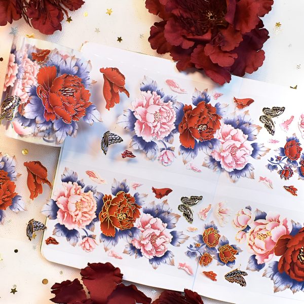 Kintsugi Blossom Clear Masking Tape - Extra Wide Online now