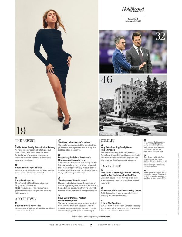 The Hollywood Reporter - 25.02.05 Edition: Ben Stiller Takes Control, Caruso V. Kamala, Why Everyone Is Microdosing Ozempic, Trump s War On Big Media, Bungalow Bacchanal, Grammys  Best Dressed & More! Sale - Image 3