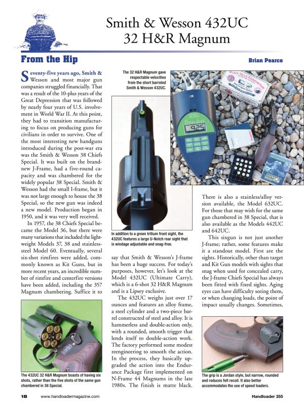 Handloader The Ammunition Reloading Journal - April 2025: Howa Carbon Elevate 6.5 Grendel, The Ultra Light Rifle, 40 Smith & Wesson, High Performance Rim Rock Bullets, 220 Weatherby Rocket & More! For Cheap - Image 5