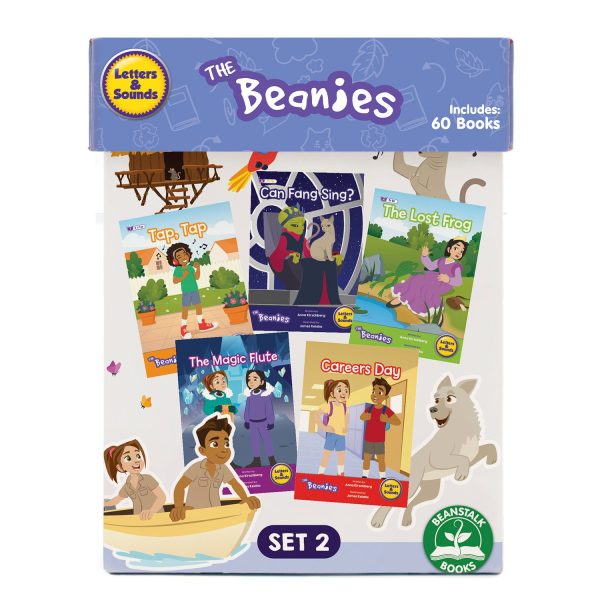 The Beanies - HiLo Set 2 Decodable Readers - Phase 6 - 6 pack For Sale