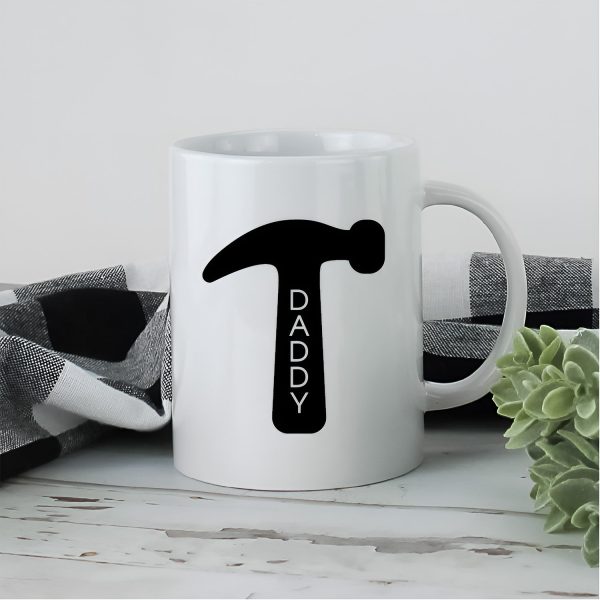Daddy Hammer Graphic - Father s Day Graphic for Handyman Dad Online Sale - Image 2