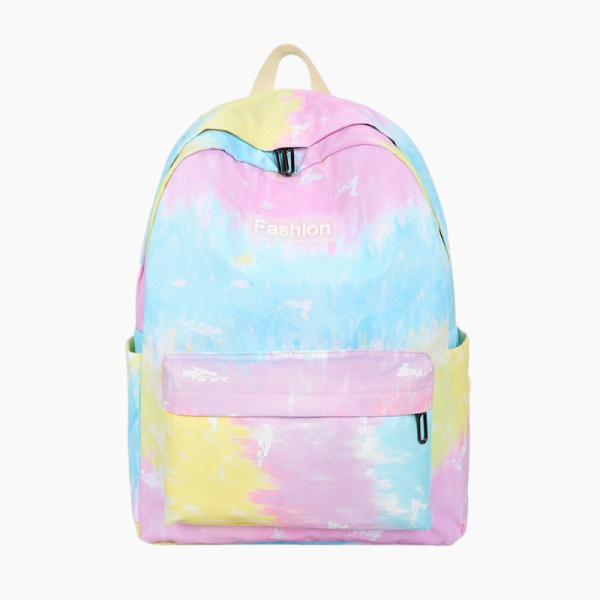 Rainbow Tie-Dye Nylon Backpack - LIMITED STOCK - 20 PIECES!!! Supply - Image 2