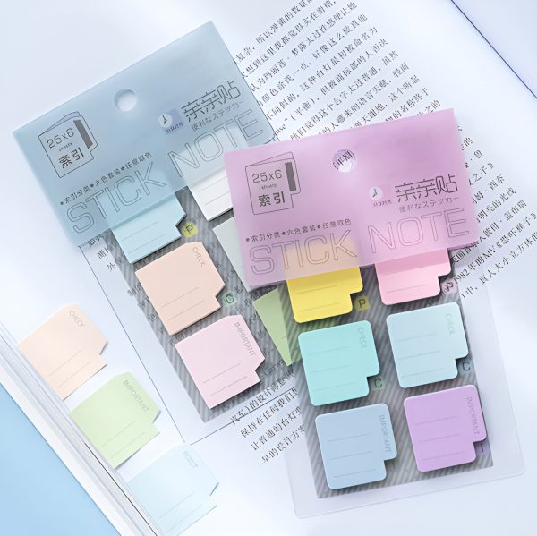 Pastel Color Index Sticky Note Set Online Hot Sale - Image 3
