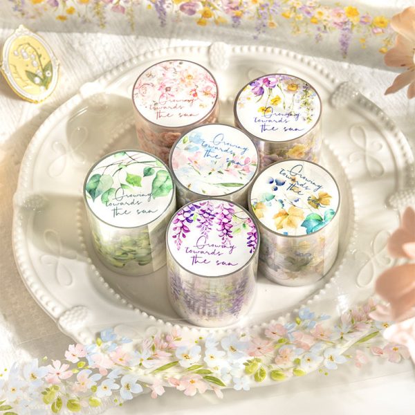 Blossoming Garland Clear Masking Tapes For Sale - Image 3