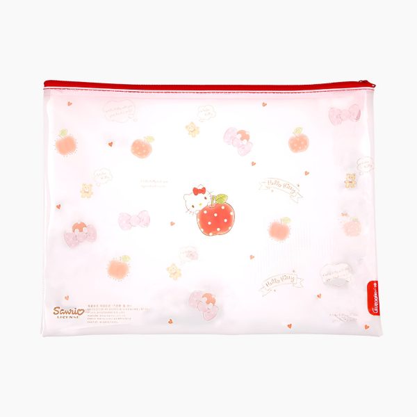 Hello Kitty Strawberry Zipper Pouch Online Hot Sale - Image 3