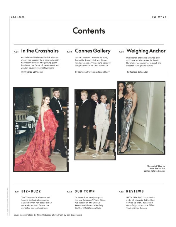 Variety - 23.05.31 Edition: Modern Warfare, Gaming Giant CEO Bobby Kotick Fighting To Sell Activision Blizzard To Microsoft To Restore Reputation Amid Harassment Investigations, Cannes Gallery & More! Discount - Image 3