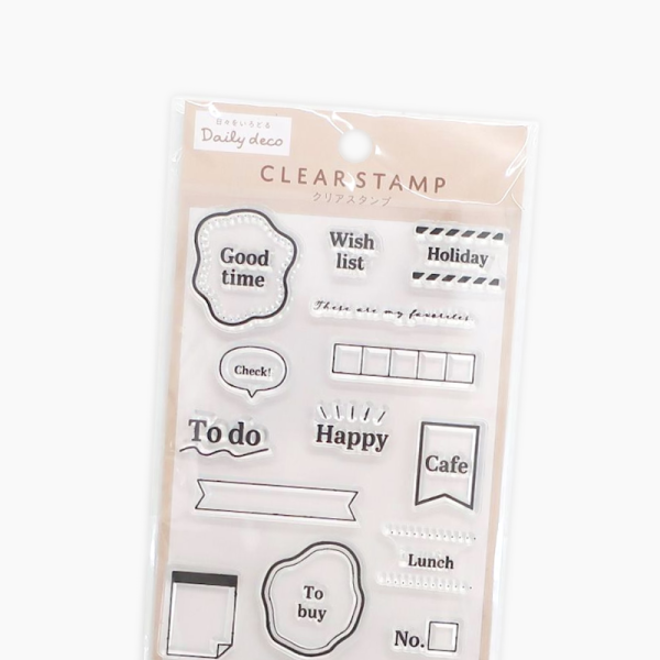 Kamio Daily Deco Clear Stamp - Daily Online Hot Sale - Image 3