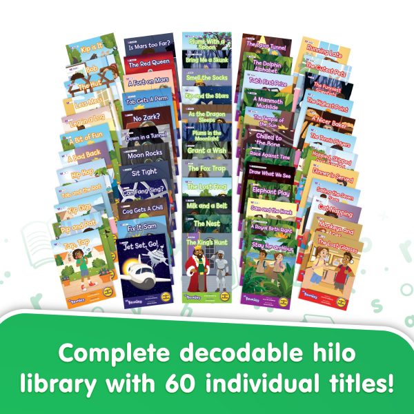 The Beanies - HiLo Set 2 Decodable Readers - Phase 6 - 6 pack For Sale - Image 2