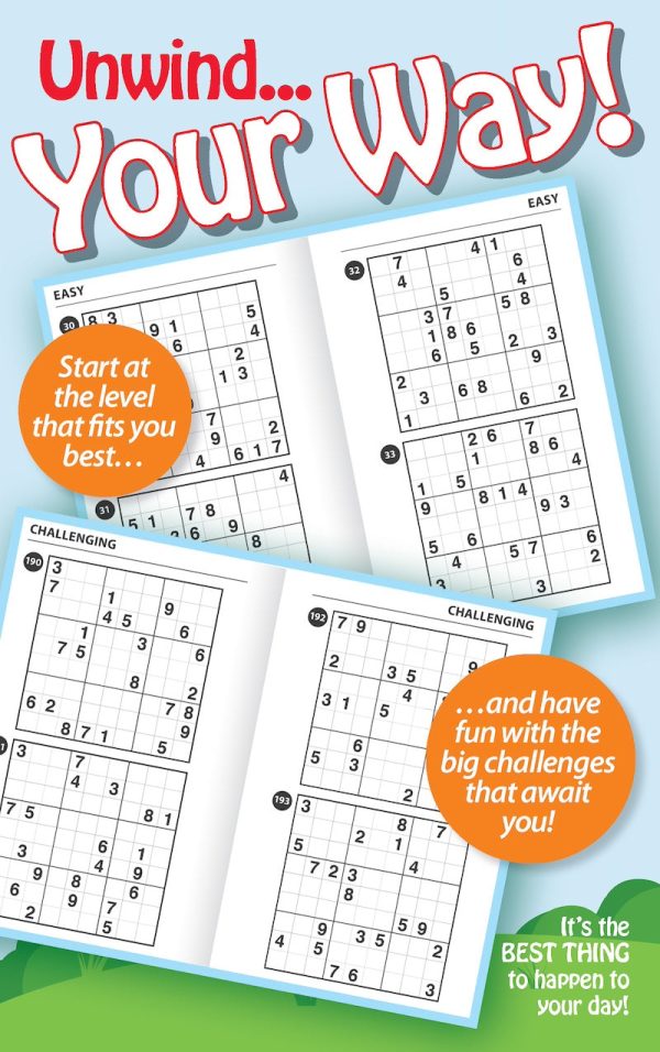 World s Best Sudoku - Vol. 5 Issue 10: 293 Puzzles, 5 Levels Of Difficulty, Spring-Themed Fun, Helpful Hints, Brain Challenges, All Ages, Unwind, De-Stress, Relax, Unplug, Self-Care, Calming & Solve! Online Hot Sale - Image 3