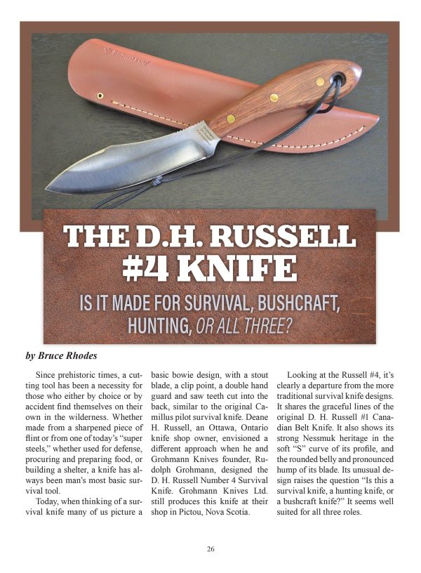 Backwoodsman - Winter 2024 Issue: Ultimate Guide For Modern Frontiersman (And Woman), Survival Mastery With EJ Snyder & Cat Bigney, When Your One Knife Is A Bayonet & The Bear Man Of Admiralty Island For Discount - Image 5