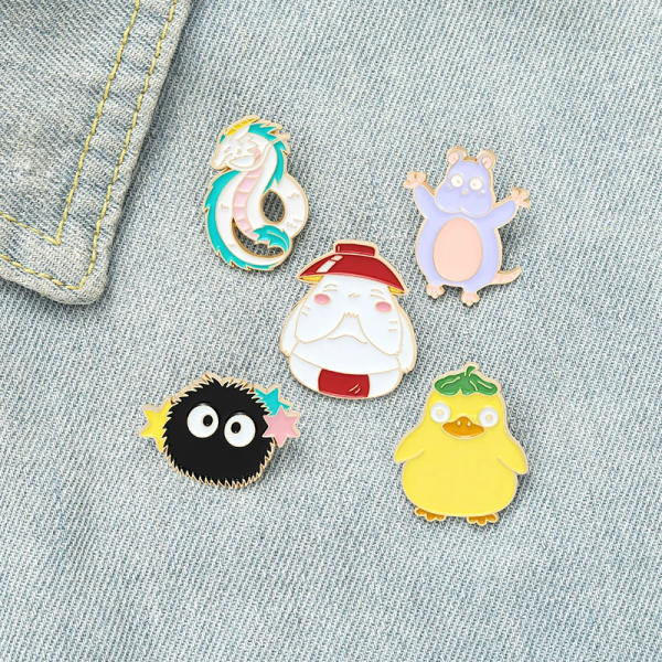Hayao Miyazaki Enamel Pin - Spirited Away Supply - Image 3