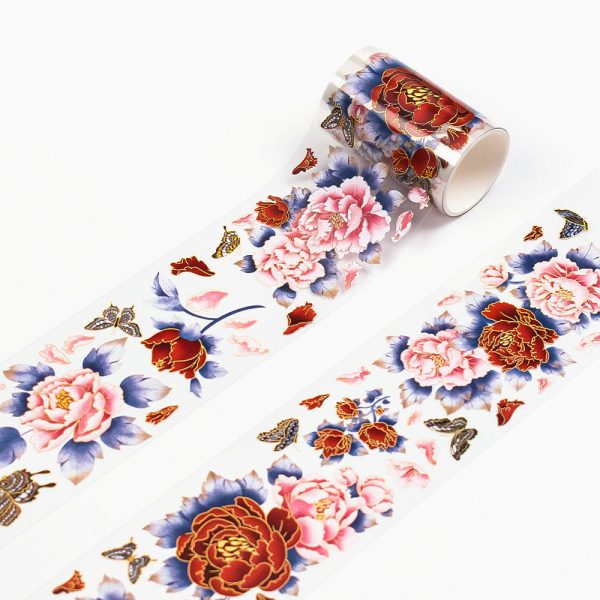 Kintsugi Blossom Clear Masking Tape - Extra Wide Online now - Image 2