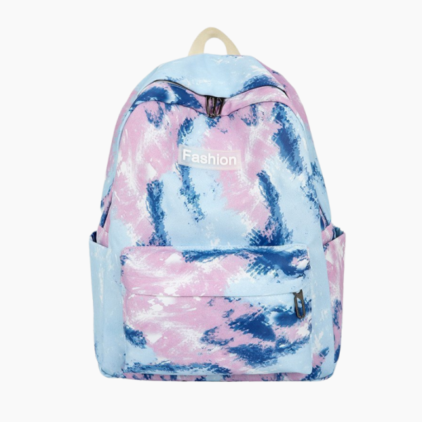 Rainbow Tie-Dye Nylon Backpack - LIMITED STOCK - 20 PIECES!!! Supply - Image 3
