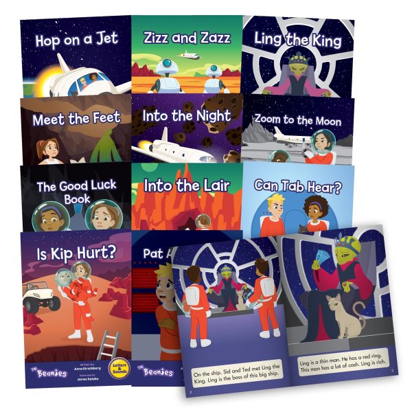 The Beanies HiLo Set 1 Decodable Readers - Phonics (Phase 3) Online Hot Sale