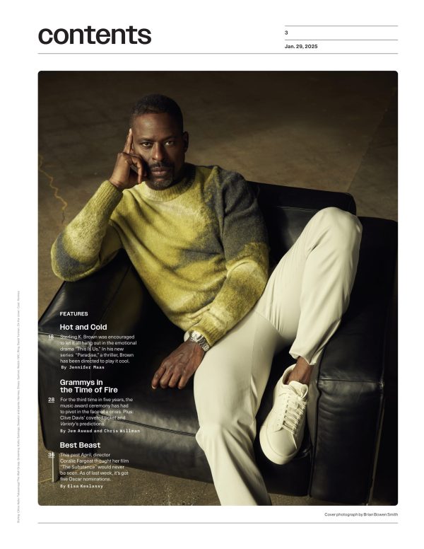 Variety - 25.01.29 Edition: Sterling K. Brown Returns To TV In Hulu’s Political Thriller, Grammys Pivoted Again; The Third Time In Five Years, Oscar Nominations, The Substance, Sundance Recap & More! For Cheap - Image 2
