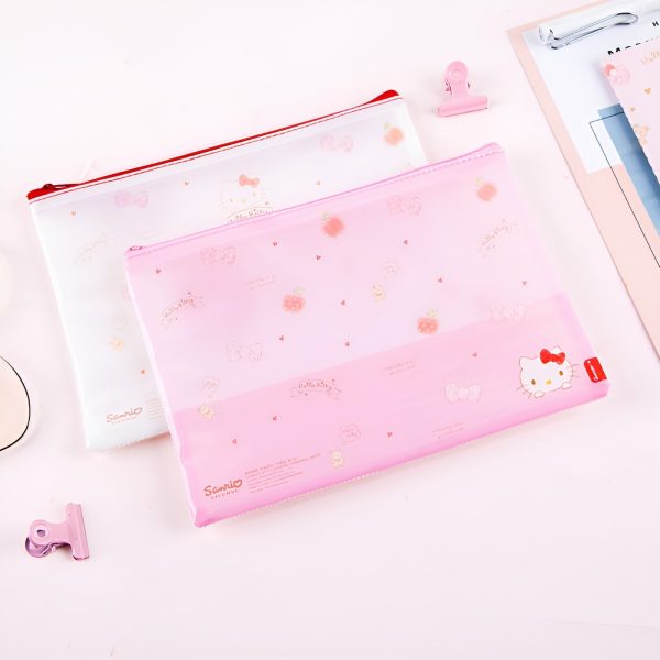 Hello Kitty Strawberry Zipper Pouch Online Hot Sale - Image 5