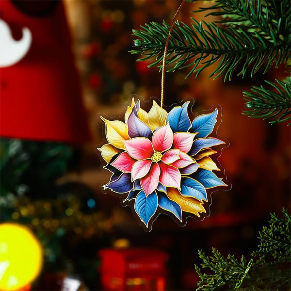 Christmas Flower Stickers Supply - Image 5