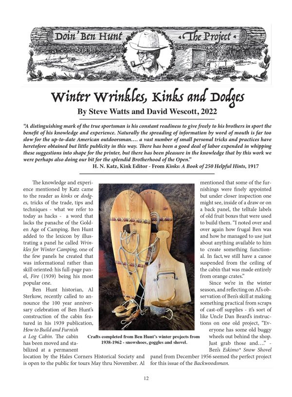 Backwoodsman - Winter 2024 Issue: Ultimate Guide For Modern Frontiersman (And Woman), Survival Mastery With EJ Snyder & Cat Bigney, When Your One Knife Is A Bayonet & The Bear Man Of Admiralty Island For Discount - Image 2