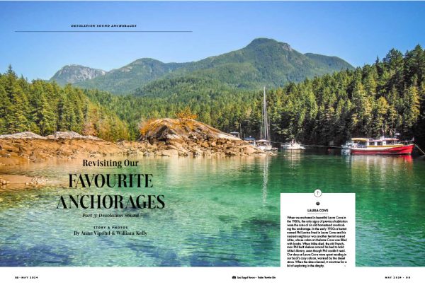 Pacific Yachting - May 2024: Anchorages Of Desolation Sound, Pendrell Sound Cleanup, Guide On Beaumont Marine Park, On Board Power, Testing Axopar 45 XC, Boarding Ladders, Open Ocean Robotics & More! Online Sale - Image 3