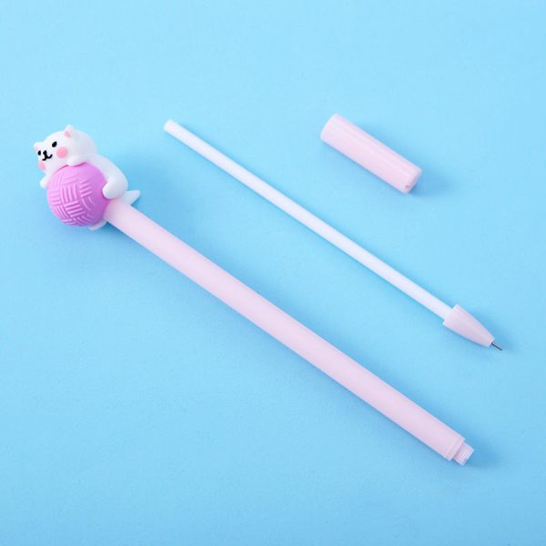 Purr-fectly Yarn-tangled Cat Gel Pen Online - Image 3