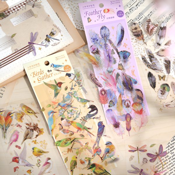 Enchanting Nature Holo Stickers - Set of 3 Sheets Online Sale - Image 2