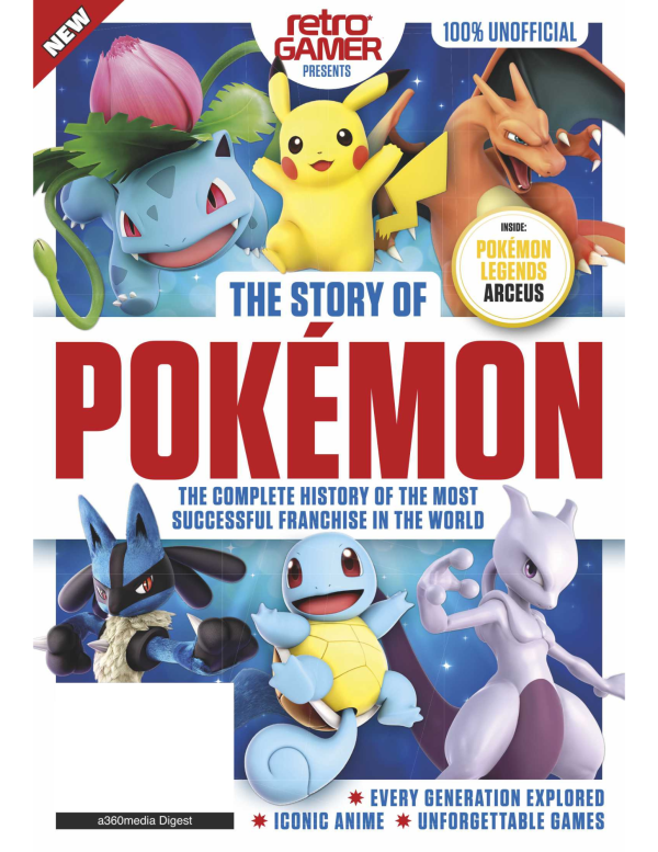Retro Gamer - The Story of Pokemon Digest Size: The Complete History of the Most Successful Franchise in the World! Every Generation Explored, Iconic Anime, Unforgettable Games +Inside Legends Arceus Online Sale
