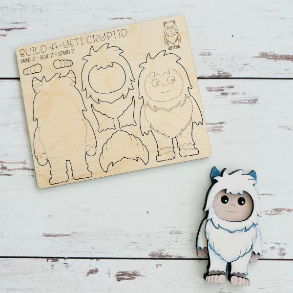 Build a Yeti Cryptid Pop-Out Card Online now