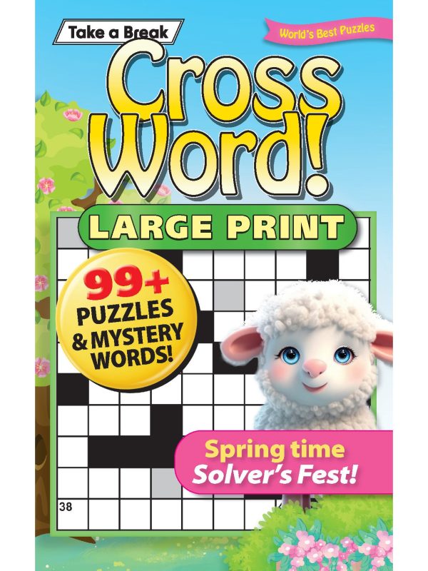 World s Best Puzzle - Crossword 25.03.14: Spring Time Edition! Large Print, 99+ Puzzles & Mystery Words, Take Anywhere For Relaxation, Unwind, Unplug, Sharpen Your Mind & More! Supply