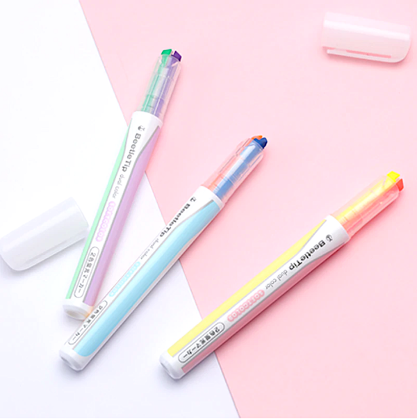 KOKUYO Beetle Tip 2-in-1 Dual Color Highlighter Online now - Image 2