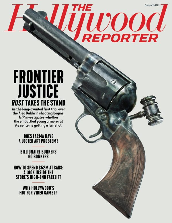 The Hollywood Reporter - 24.02.14 Edition: Frontier Justice, Rust Shooting Incident, Alec Baldwin Trial Begins, Armorer Hannah Gutierrez-Reed, New $52M Saks, J.Lo & Lily Gladstone s Designers & More! Hot on Sale