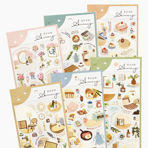 Mind Wave Room Arrange Stickers Fashion