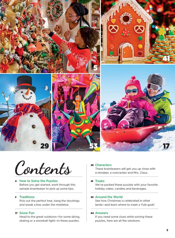 Christmas Picture Puzzle - Spot 286 Differences, 5 Fun Categories, Holiday Traditions, Festive Trees, Winter Wonderlands, Sweet Treats, Favorite Characters, All Skill Levels, Relax, Unwind & Solve! Online - Image 2