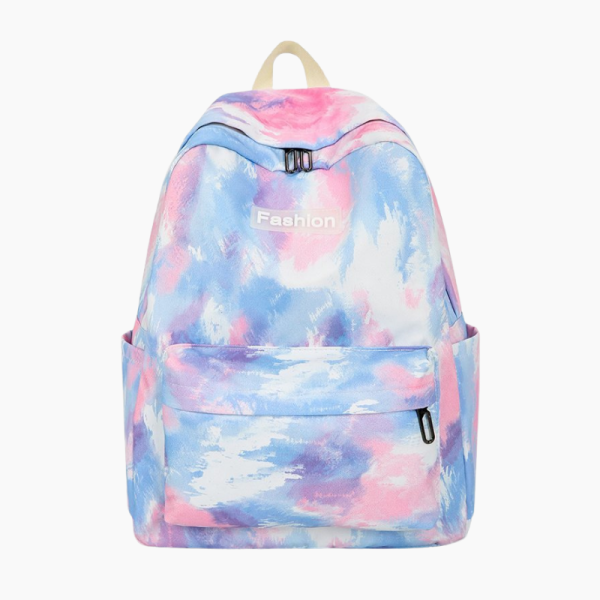 Rainbow Tie-Dye Nylon Backpack - LIMITED STOCK - 20 PIECES!!! Supply - Image 4