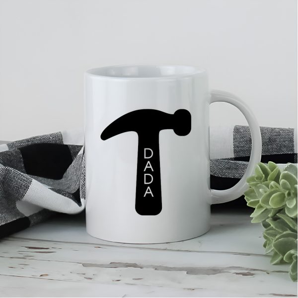 Dada Hammer Graphic - Father s Day Graphic for Handyman Dad Fashion - Image 2