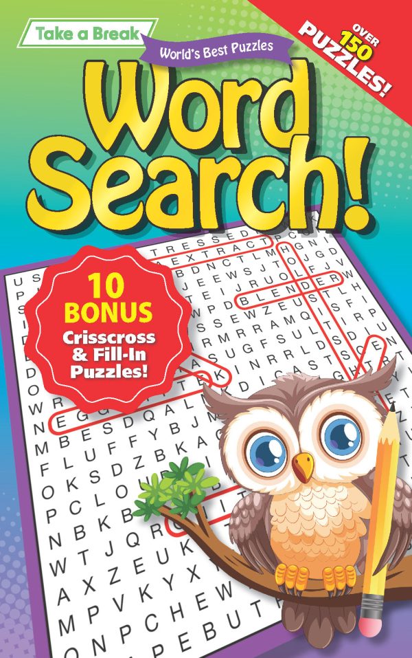 World s Best Puzzle - Word Search 25.04.11: Large Print, Packed With Over 150 Puzzles, Plus 10 Bonus Crisscross & Fill In Puzzles! For Discount