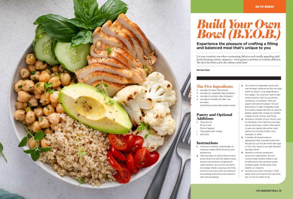 5-Ingredient Meals - Fast, Easy, Healthy, Delicious, Ready In 30 Minutes Or Less, One-Pot Wonders, International Flavors, Kid-Friendly Delights, Breakfasts, Lunches, Dinners, Snacks, Desserts & More! Supply - Image 4