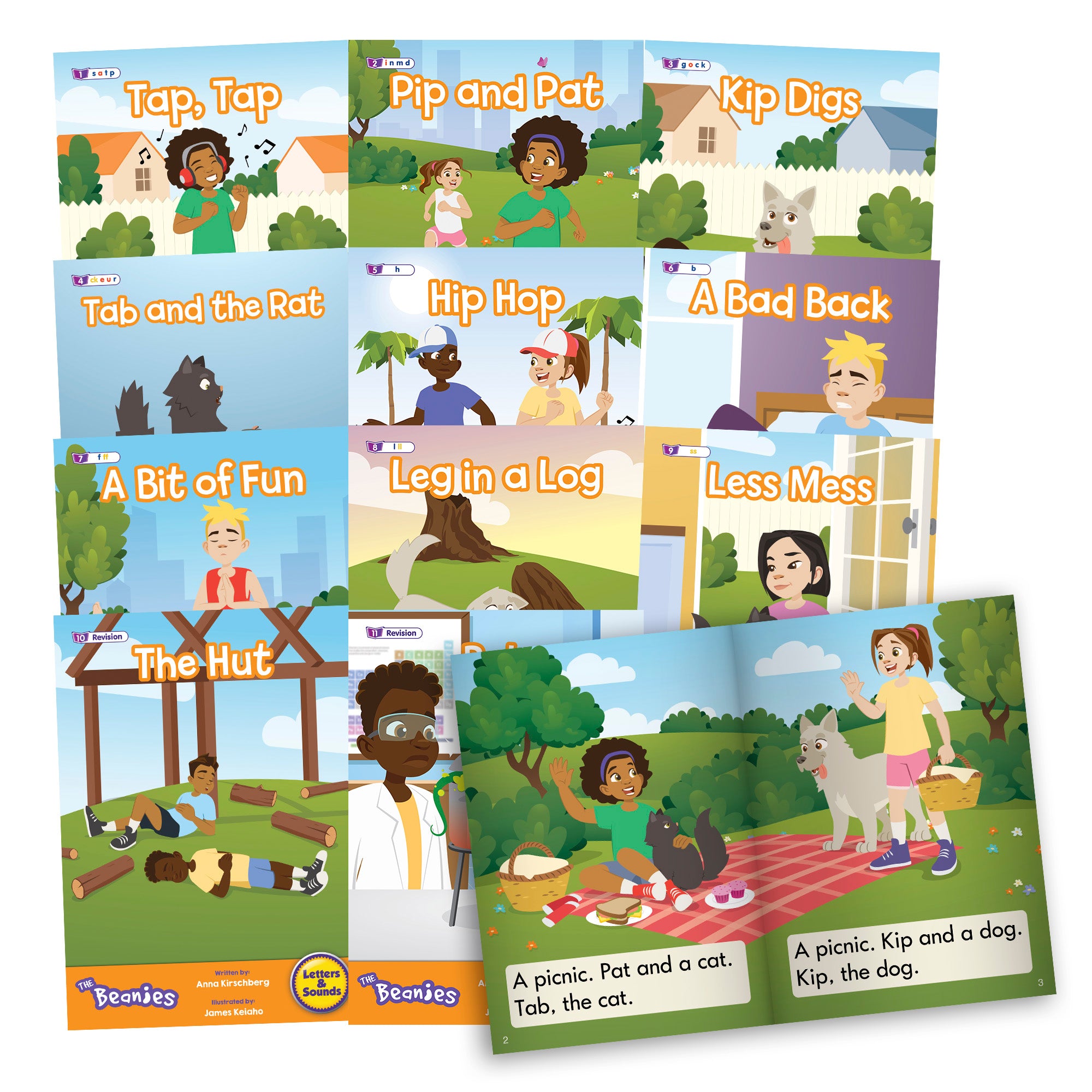 The Beanies HiLo Set 2 Decodable Readers – Letter Sounds (Phase 2) Online