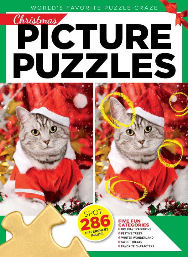 Christmas Picture Puzzle - Spot 286 Differences, 5 Fun Categories, Holiday Traditions, Festive Trees, Winter Wonderlands, Sweet Treats, Favorite Characters, All Skill Levels, Relax, Unwind & Solve! Online