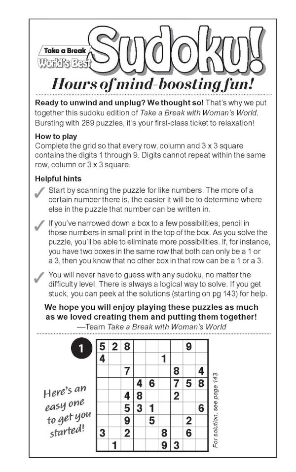 World s Best Sudoku - Vol. 5 Issue 10: 293 Puzzles, 5 Levels Of Difficulty, Spring-Themed Fun, Helpful Hints, Brain Challenges, All Ages, Unwind, De-Stress, Relax, Unplug, Self-Care, Calming & Solve! Online Hot Sale - Image 2