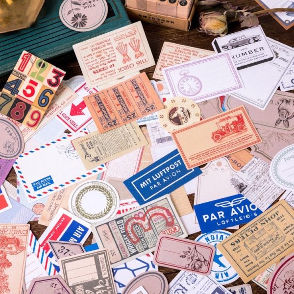 Vintage Label Stickers - Tickets For Cheap - Image 5