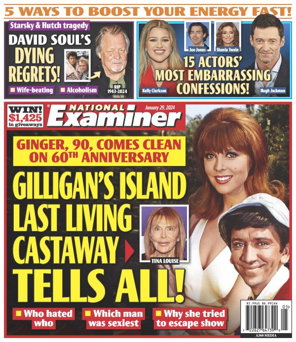 National Examiner - 01.29.24 Gilligan s Island Last Living Castaway Tells All Discount