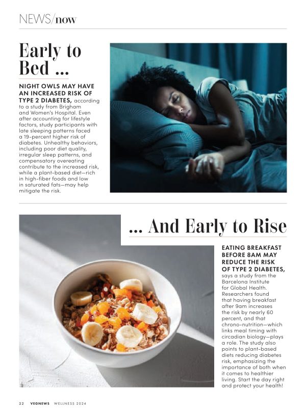 VegNews - 2024 Wellness Issue: Plant-Based Products, Recipes, Food Trends, Beauty, Fashion, Media, Secrets To The Blue Zone, Indulge Like A Parisian, Ramen, Pho, Pozole, Vegan-Friendly Resorts & More! on Sale - Image 5