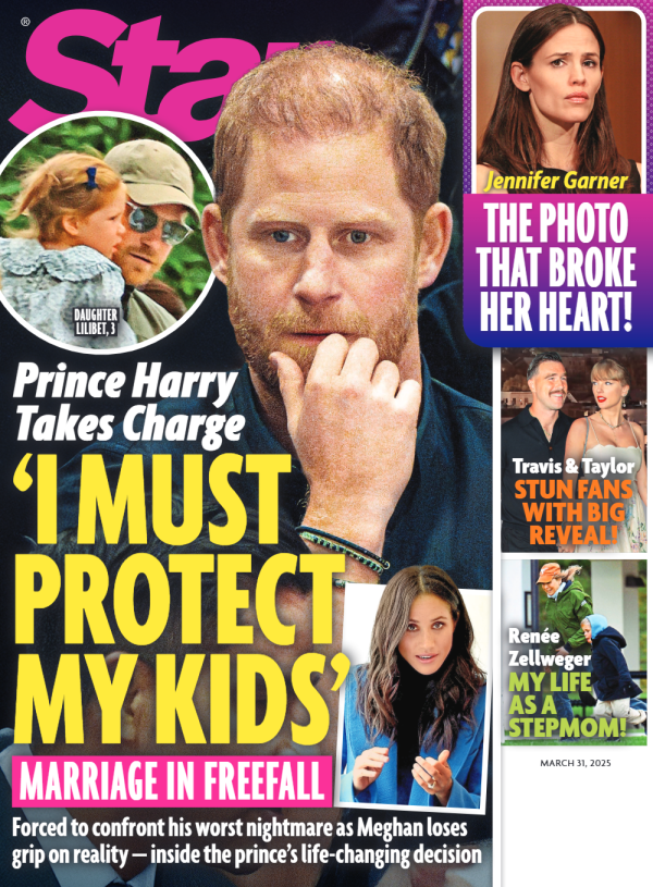 Star - 03.31.25: Prince Harry’s Stand To Protect Kids Amid Marriage Crisis, Jennifer Garner’s Heartbreaking Photo, Taylor Swift & Travis Kelce Stun Fans, Renee Zellweger’s Step-Mom Life & More! Online