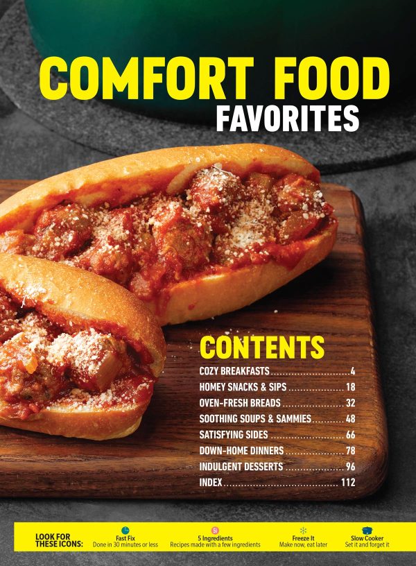 Taste Of Home - Comfort Food Favorites: 109 Hearty & Homey Recipes, Linked To Uplift Childhood Memories, Family Traditions & Nostalgia, Oven Ready In 15 Minutes, Casseroles, Soups, Desserts & More! For Sale - Image 2