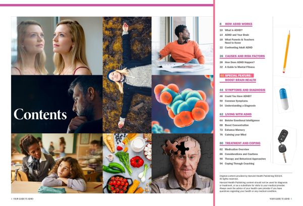 Harvard Health - ADHD: Guide To A Better Life, Causes & Risk Factors, Symptoms & Diagnosis, Cutting-Edge Treatments, Therapy vs. Medication, Mental Training Tips, Coping Strategies, Habit Hacks & More Online Hot Sale - Image 2