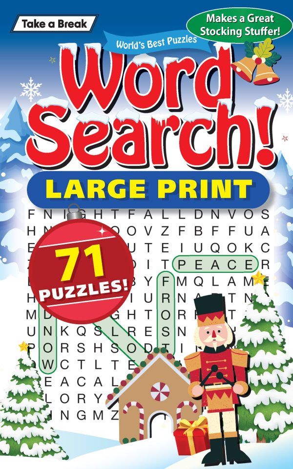 Take a Break - New Year, New You Word Search (Large Print): 71 Winter Themed Puzzles To Relax, De-Stress, Sharpen Your Brain Challenges, Mind-Boosting, Perfect For Unwinding, Mental Clarity & More! Fashion