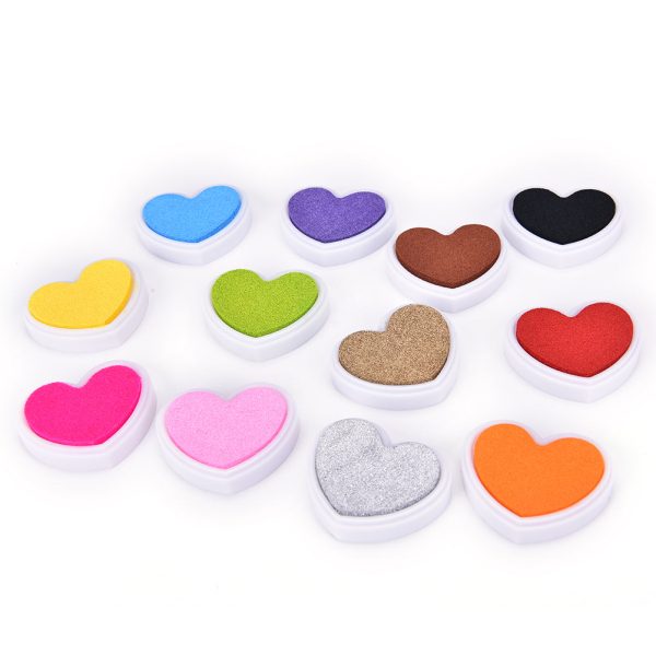 Classic Heart Shaped Ink Pad Sale - Image 5