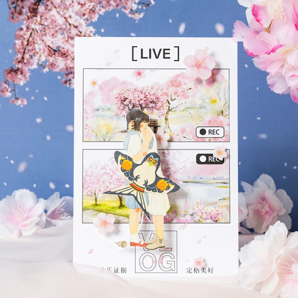 Spring Cherry Blossom Clear Masking Tapes Online now - Image 4