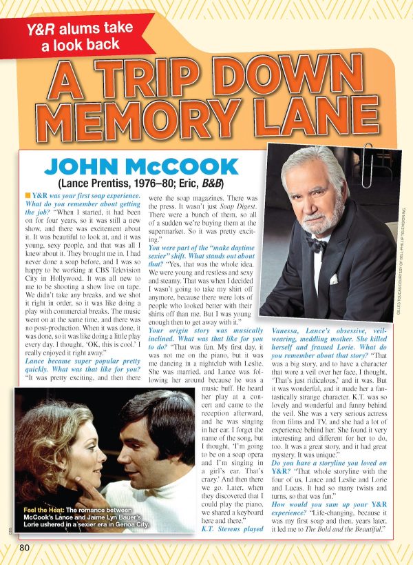 Soap Opera Digest - Young & Restless Guide: 100 Exclusive Interviews, Backstage Gossip, Wildest Storylines, Memorable Weddings, Vintage Photos, Eric Braeden, Melody Thomas Scott, Genoa City & Pics! For Discount - Image 2
